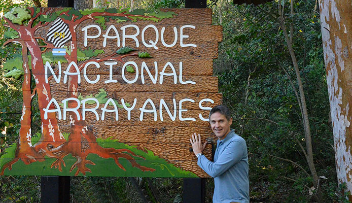 Daniel Sparler with Luma in Argentina